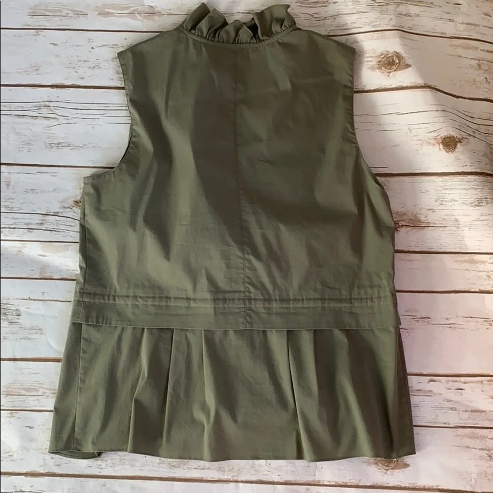 Tahari Sleeveless Ruffle Blouse - Picture 5 of 6